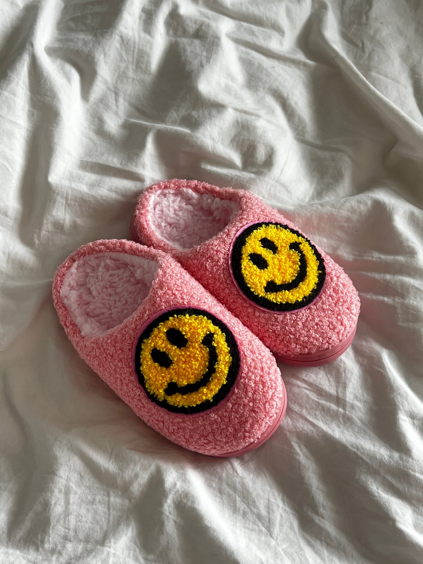 PANTOUFLES ENFANT PINK SMILEY